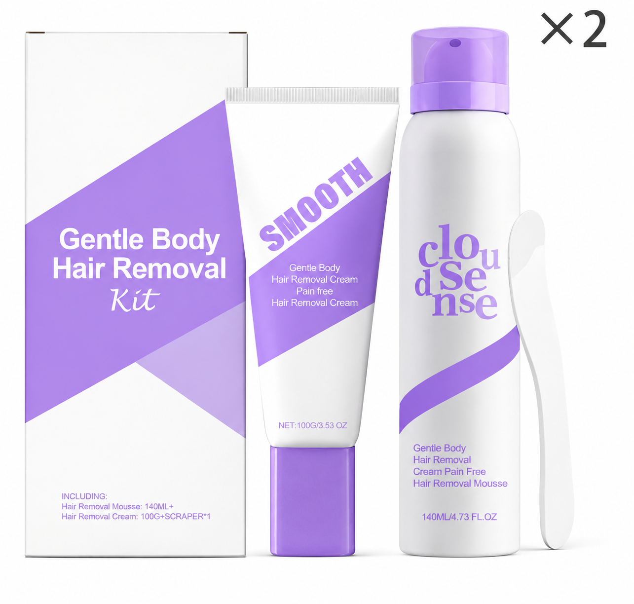 Body Hair Removal Spray (Argan Oil & Orange Blossom)